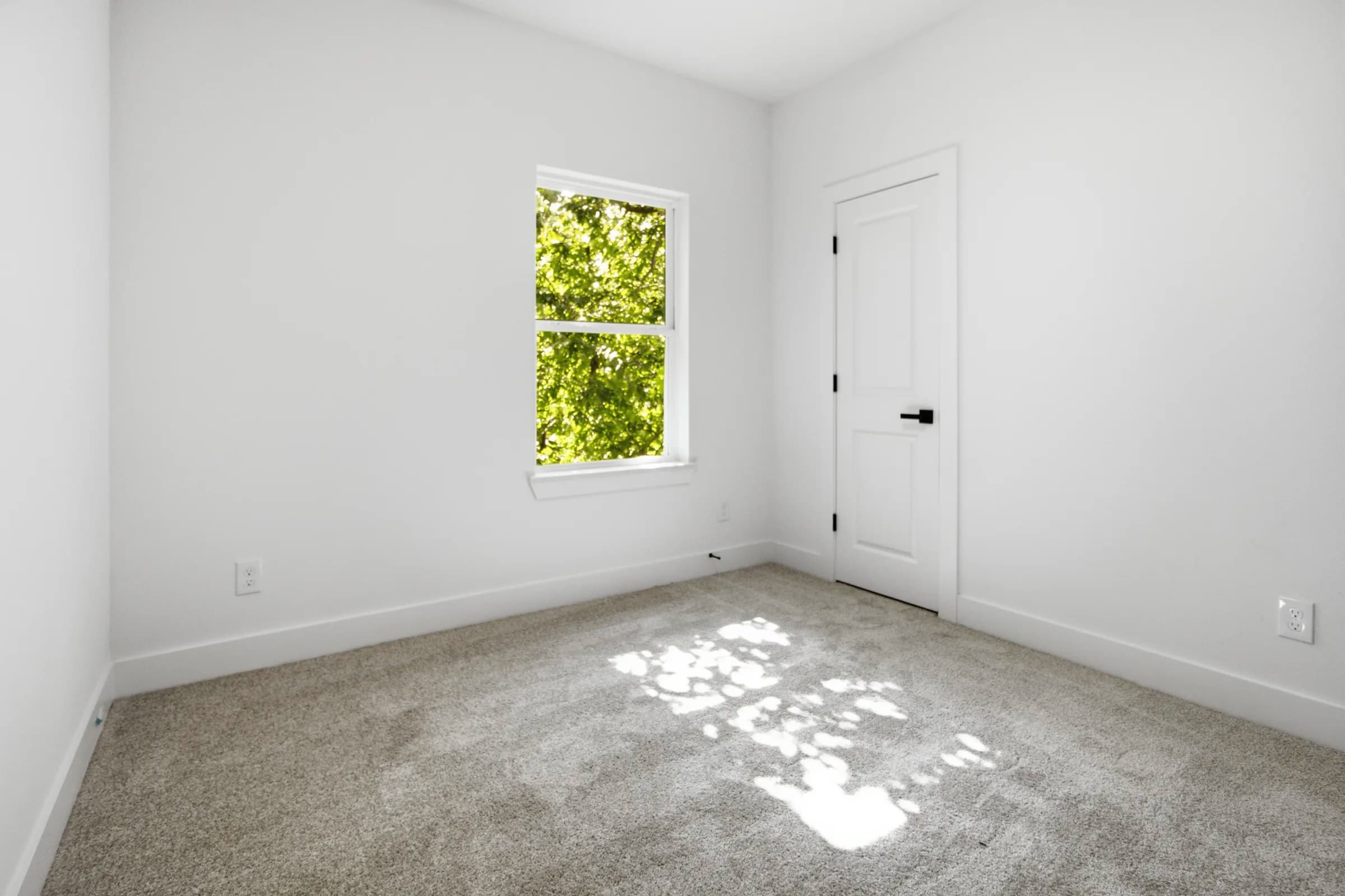 Carpeted bedroom