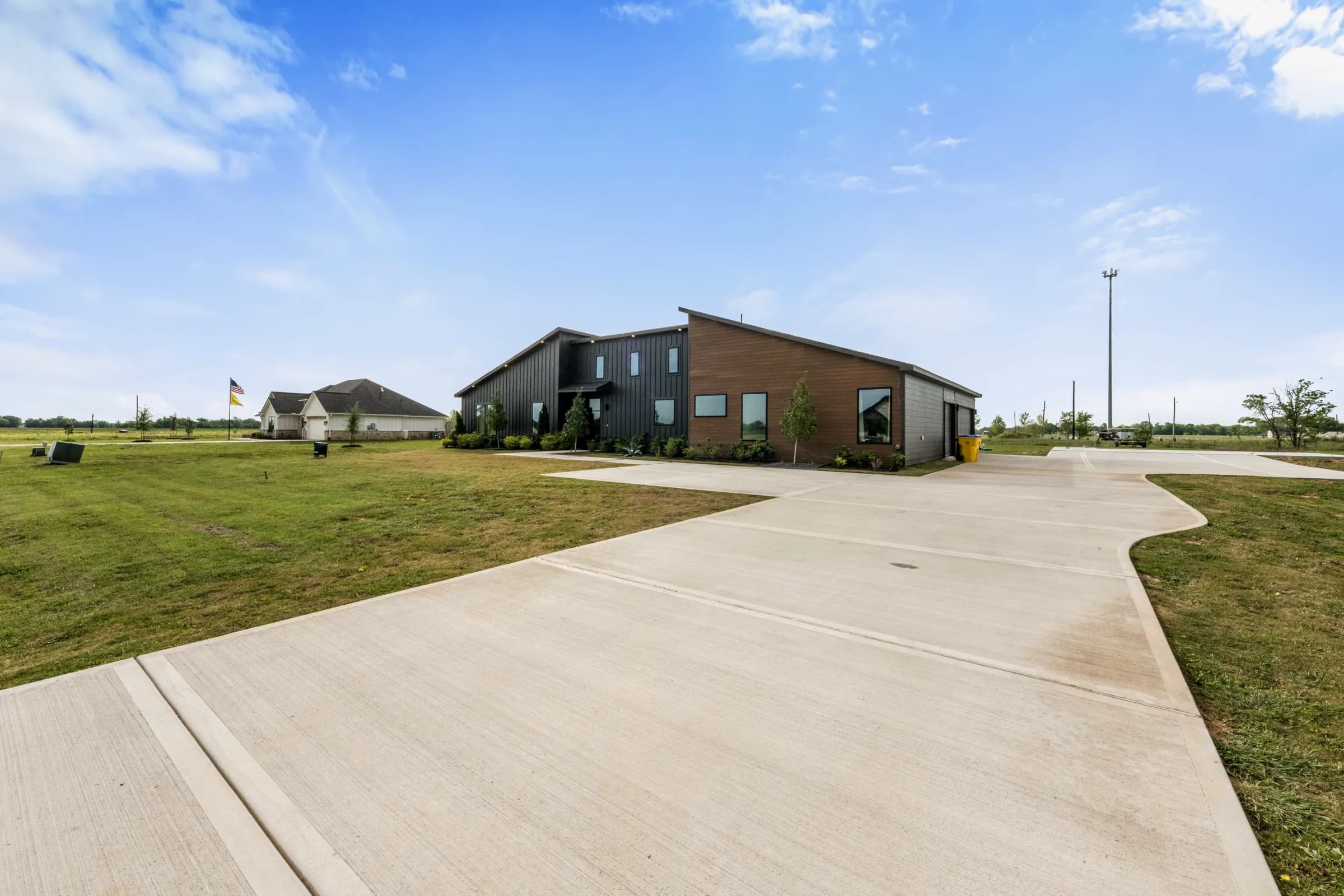 Side view across acreage