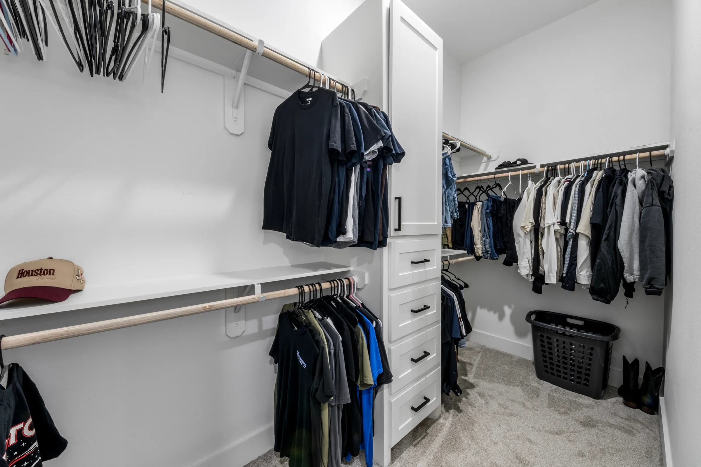 Custom walk-in closet